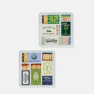 Golf Matchbook Coaster