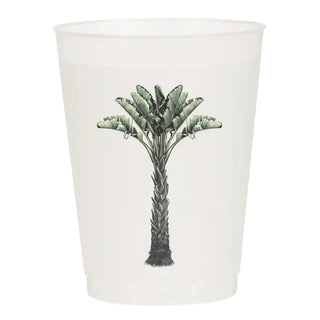 Palm Tree Vibes Frosted Cups