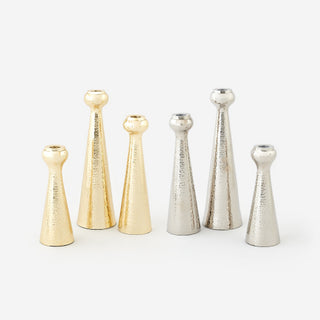 Dimpled Taper Candle Holder