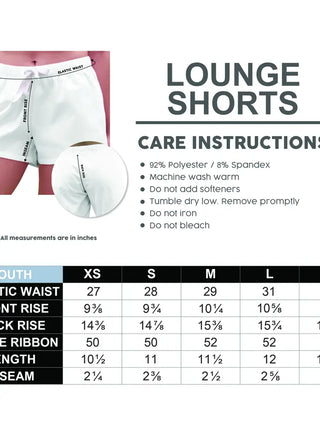 Smu Mustangs Game Day All Over Logo Women Red Lounge Shorts