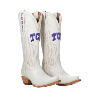 Gameday Women's Ivory Western Boot - Texas Christian University