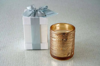 Santa Elena Gold Bead 2-Wick Candle