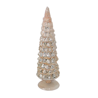 Jim Marvin Gold Glass Tree 19"