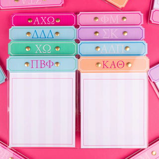 Sorority Greek Notepad