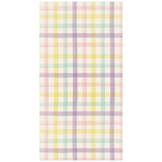 Spring Plaid Guest Napkins