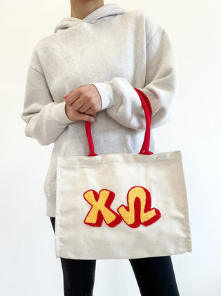 Sorority Chenille Gift Tote