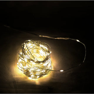 MICRO LED LITE STRING SILVER WIRE