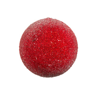4" ICED BERRY BALL ORNAMENT