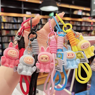Lafufu Keychain with Lanyard