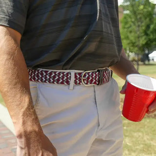 The Santa Fe Woven Stretch Belt