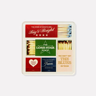 Texas Matchbook Coaster