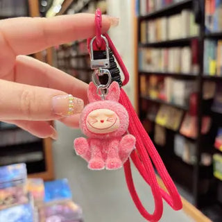 Lafufu Keychain with Lanyard