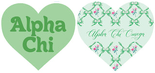 Double Sided Acrylic Heart Coaster