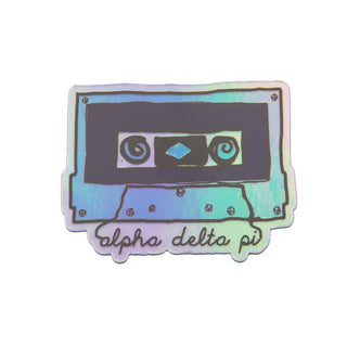 Holographic Cassette Decal Sticker