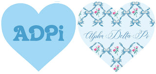 Double Sided Acrylic Heart Coaster