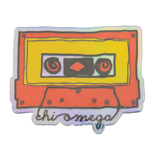 Holographic Cassette Decal Sticker