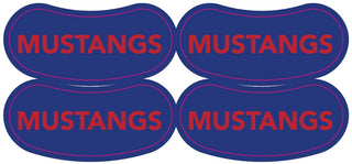 Mustangs Game Day Temporary Face Tattoos