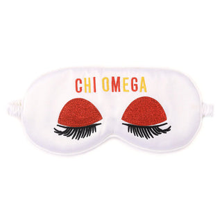 Embroidered Satin Sleep Mask
