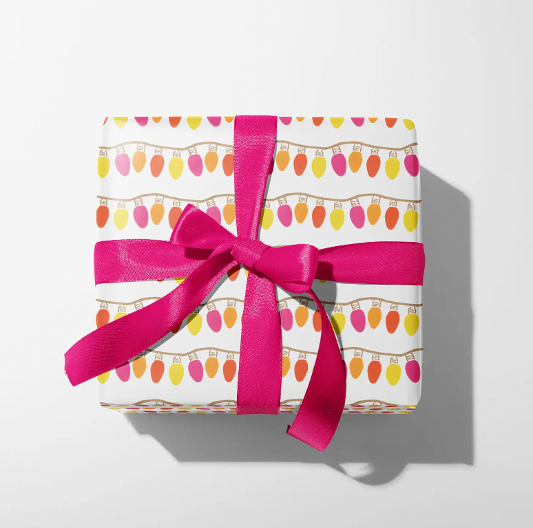 Christmas Lights Wrapping Paper
