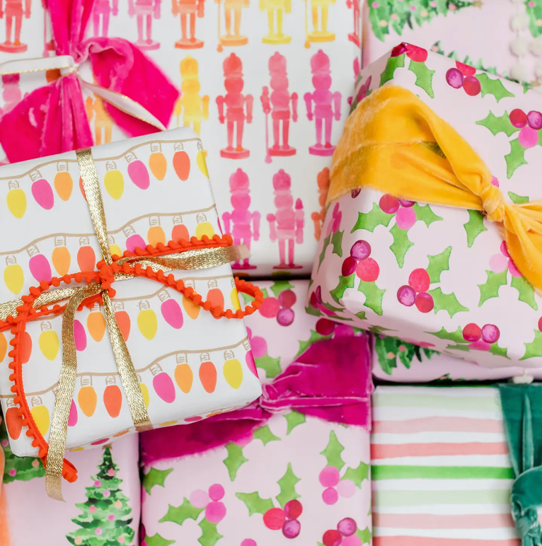 Christmas Lights Wrapping Paper