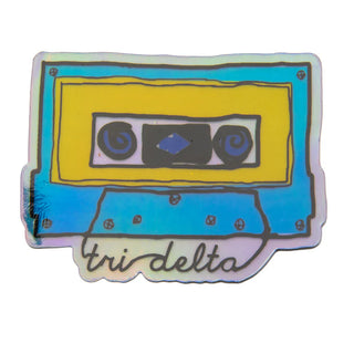 Holographic Cassette Decal Sticker
