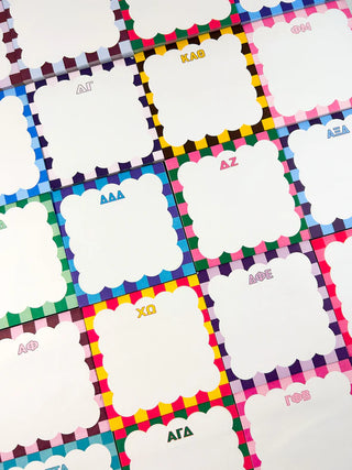 Sorority Scallop Note Cube