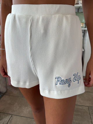 Pony Up Warm Up Shorts