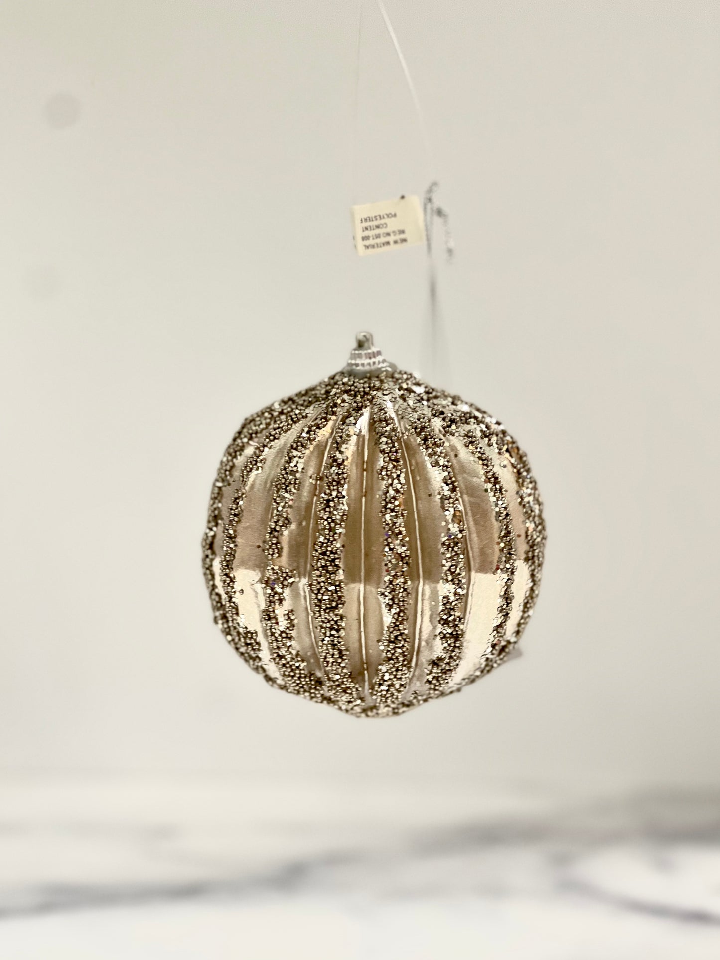 Jim Marvin Grooved Bead Ball- Champagne