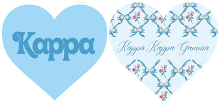 Double Sided Acrylic Heart Coaster