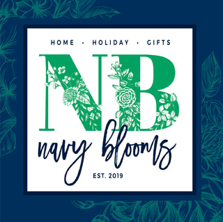 Navy Blooms logo