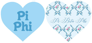 Double Sided Acrylic Heart Coaster