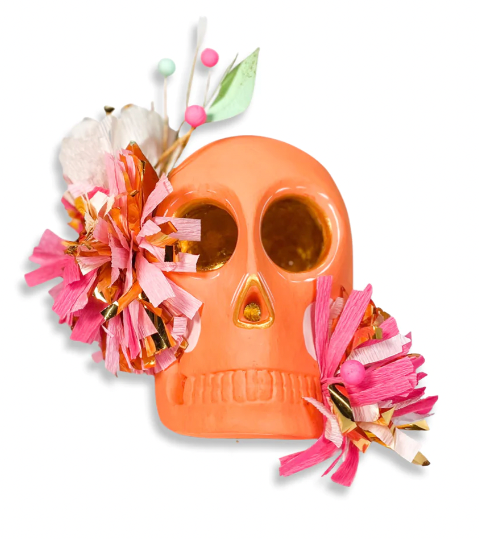 Hand Painted Resin Skulls by Glitterville