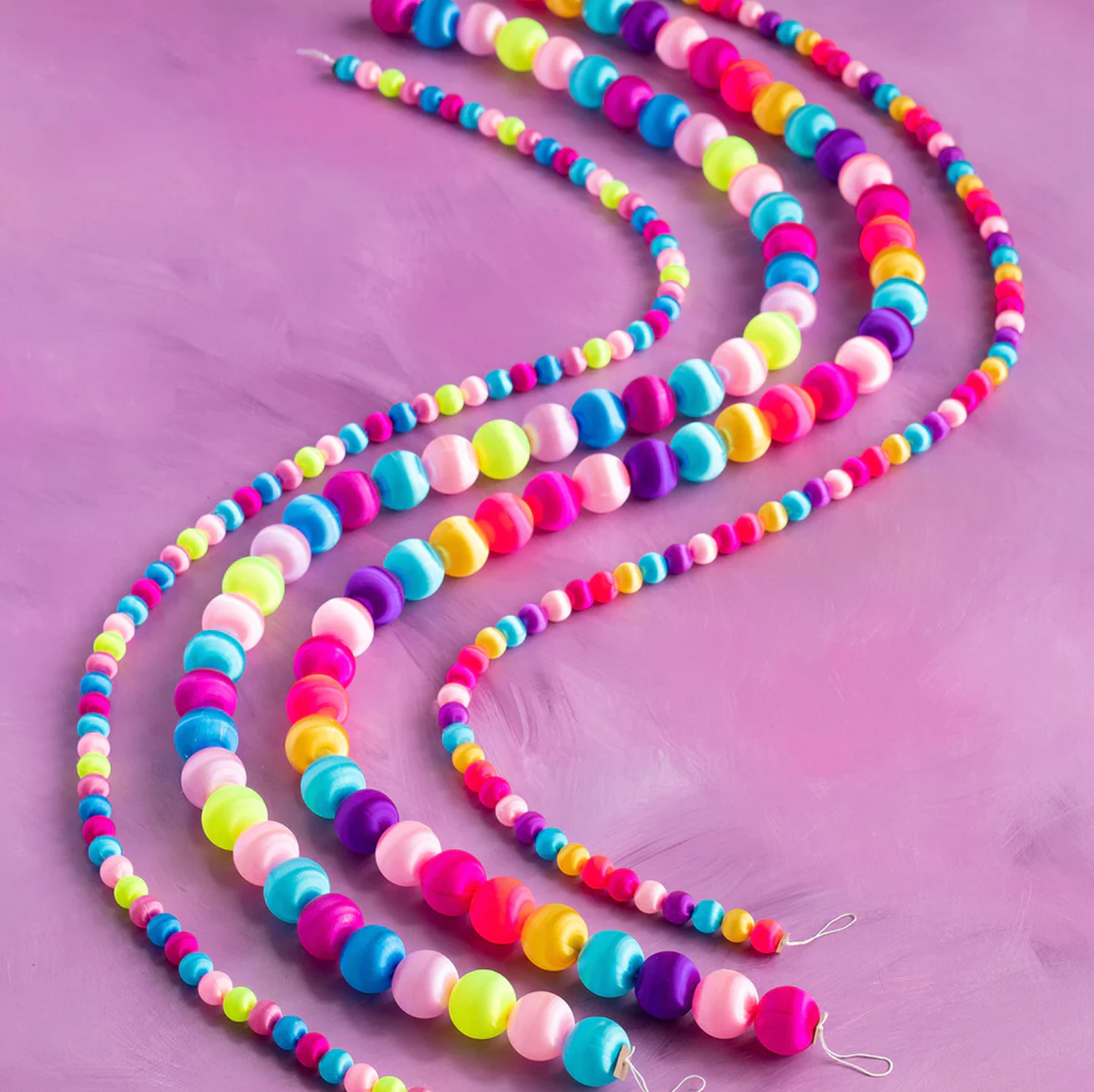 Silk Ball Garland