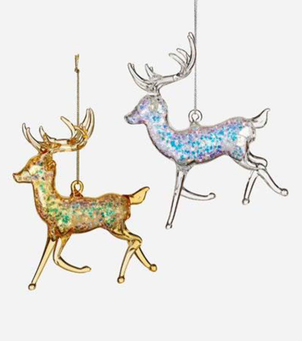 Sparkle Deer Ornament