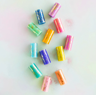 Rainbow Pillar Candle