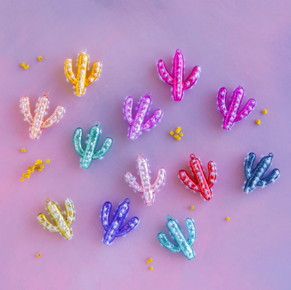 Colorful Cactus Ornament