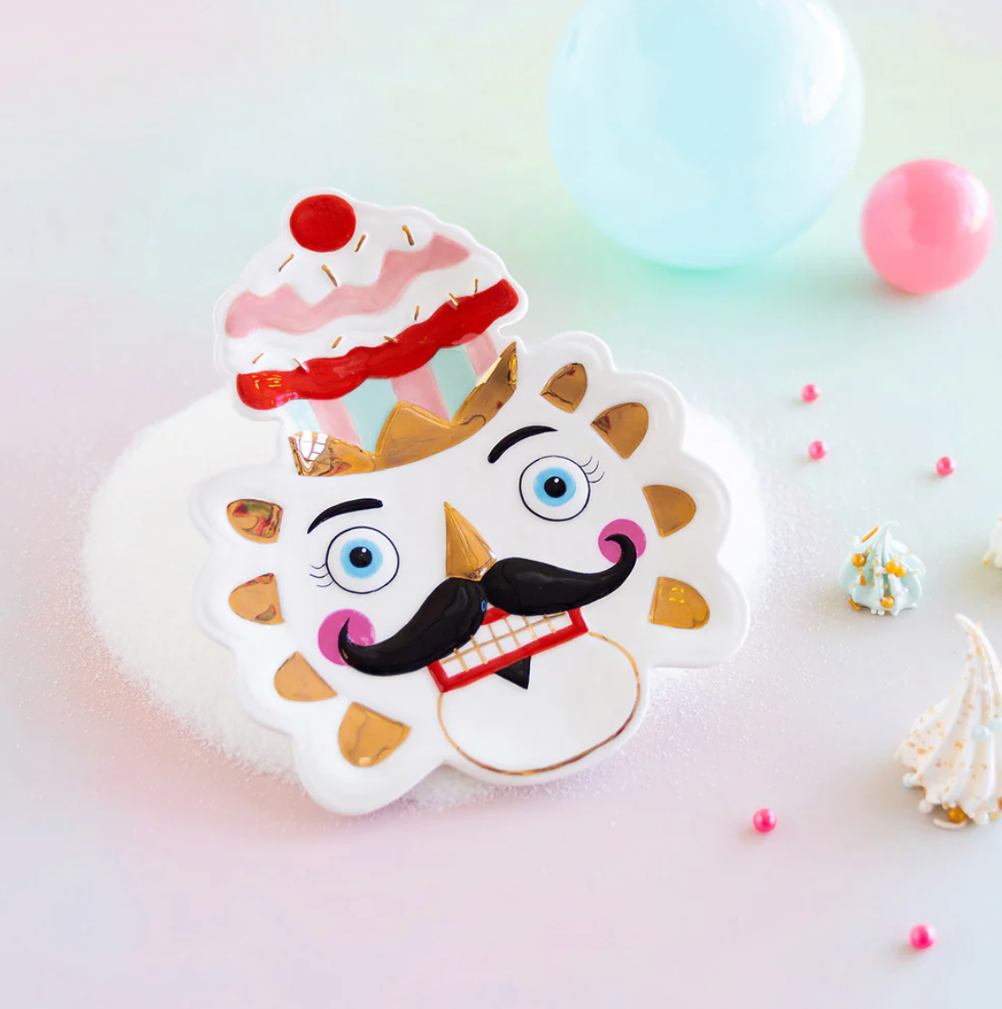 Colonel Cupcake Plate