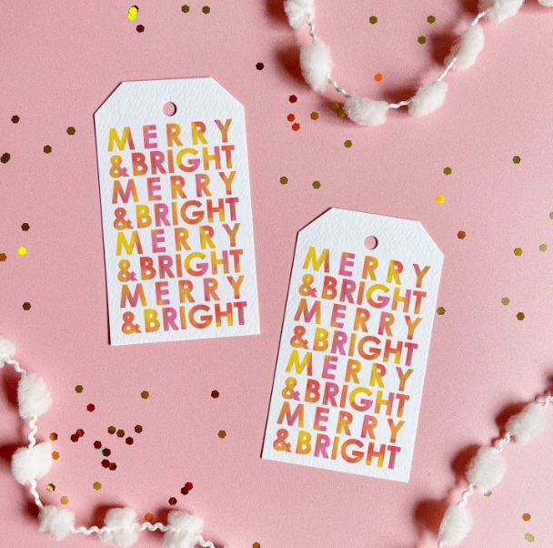 Merry and Bright Gift Tags