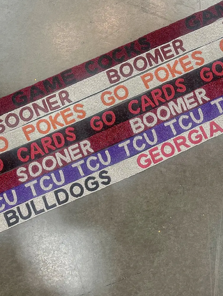 College Beaded Purse Strap