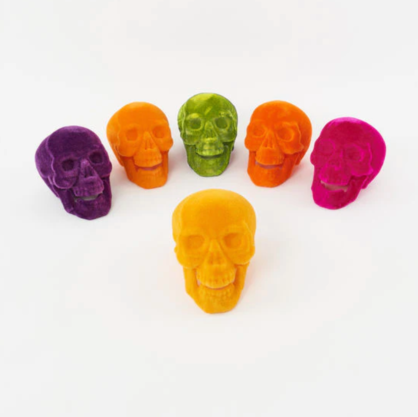 Flocked Skulls