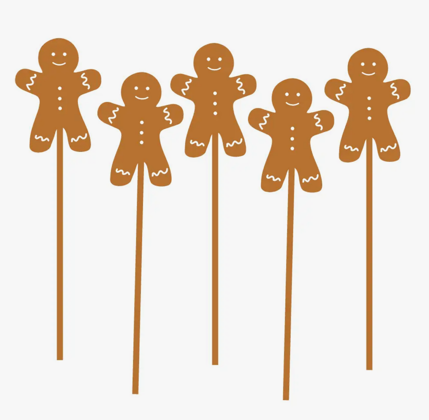 Acrylic Gingerbread Drink Stirrers