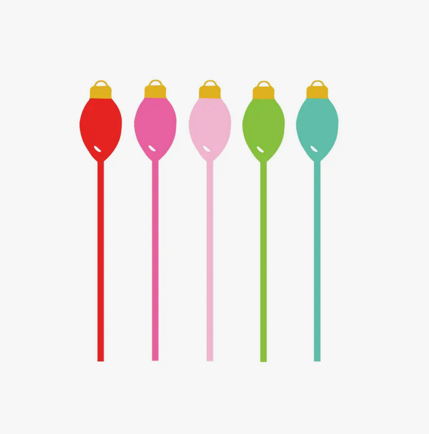 Acrylic Lightbulb Drink Stirrer