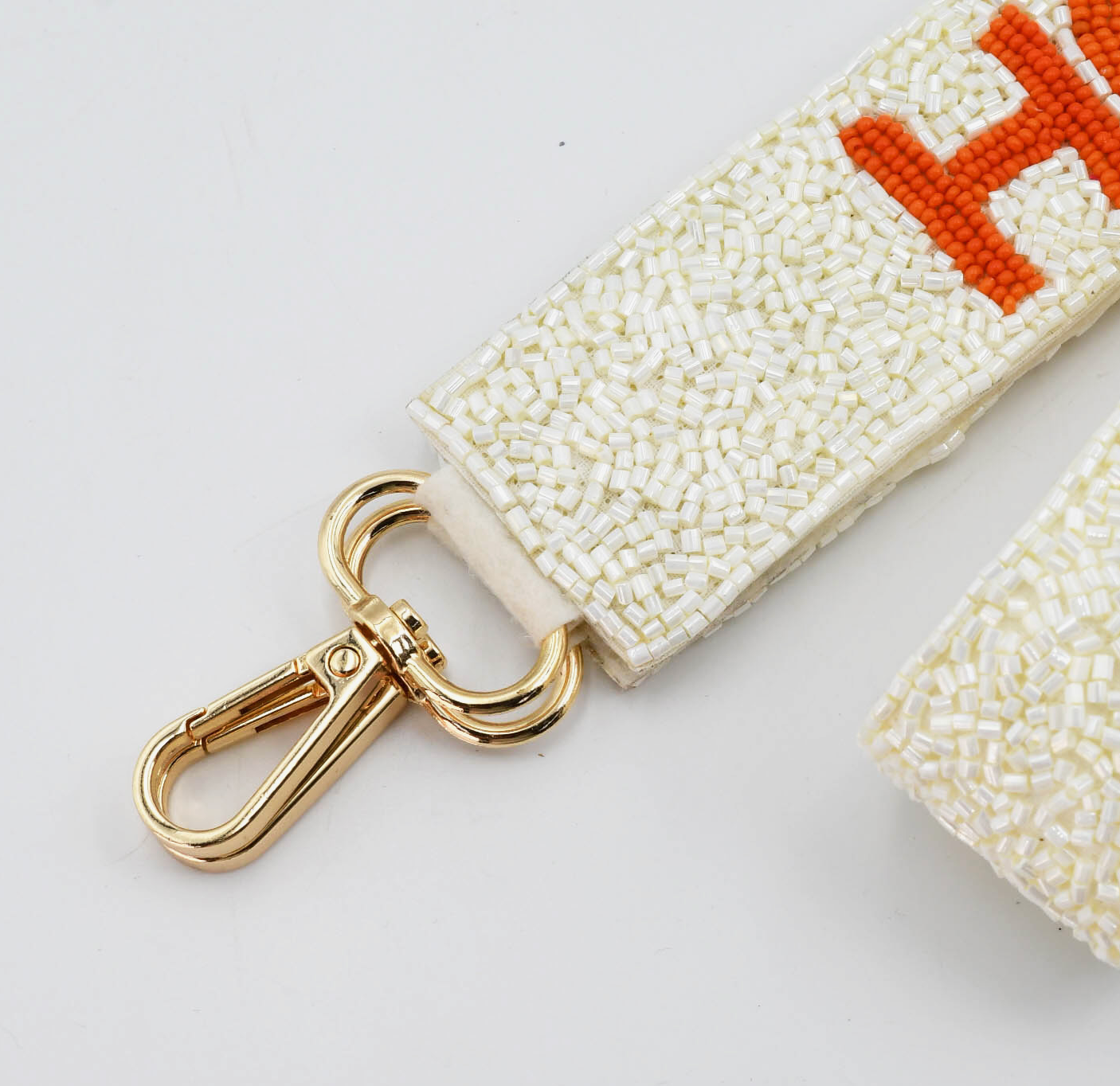 Texas Longhorn Beaded Purse Strap