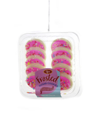 DELICIOUSLY SOFT SUGAR COOKIES Pink Ornament