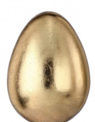 RESIN GOLDEN EGG