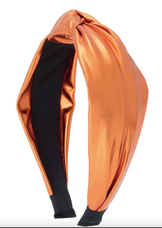 Metallic Top Knot Headband