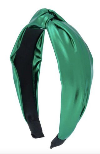 Metallic Top Knot Headband