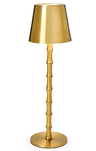 LED Cordless Bamboo Table Lamp