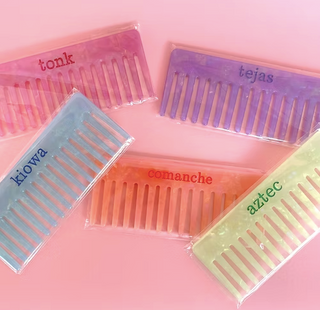 Engraved Camp Combs