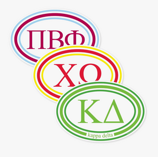 Sorority Greek Bumper Sticker